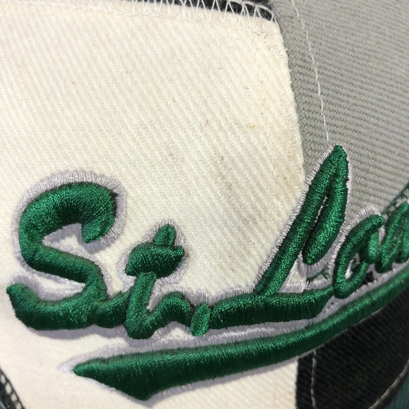 Vintage St Louis Colorblock Patch Design Hat Cap Adjustable One Size Fits Most - Picture 7 of 12